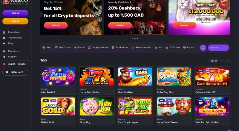 Voodoo Casino – Ein mystischer Aufruf zum Spiel: Warum du jetzt starten solltest